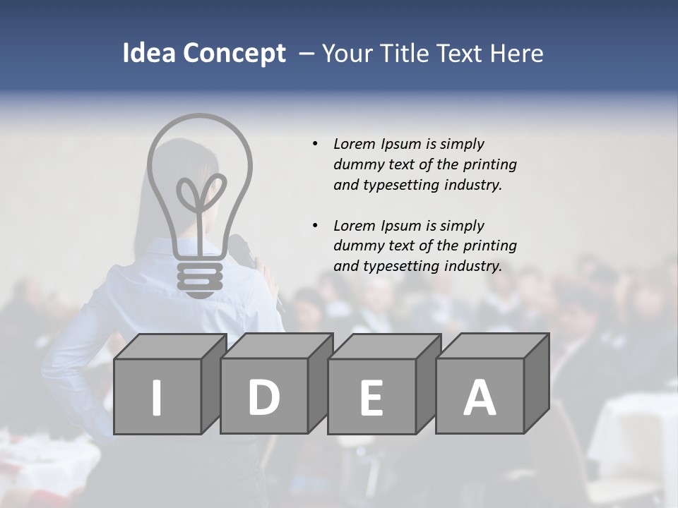 People Business Seminar PowerPoint Template