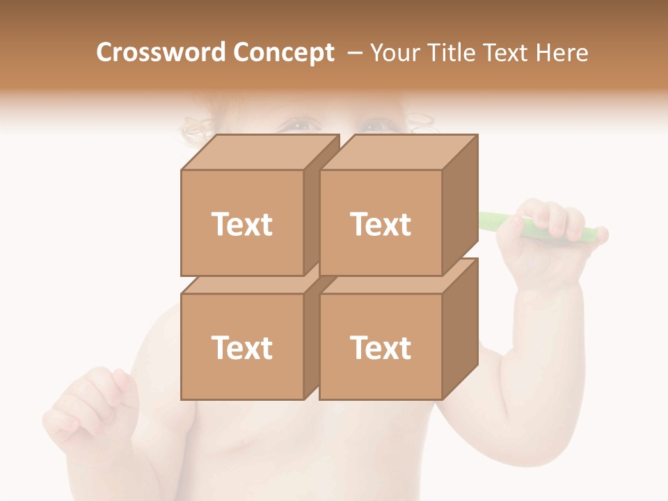 Portrait Joy Boy PowerPoint Template