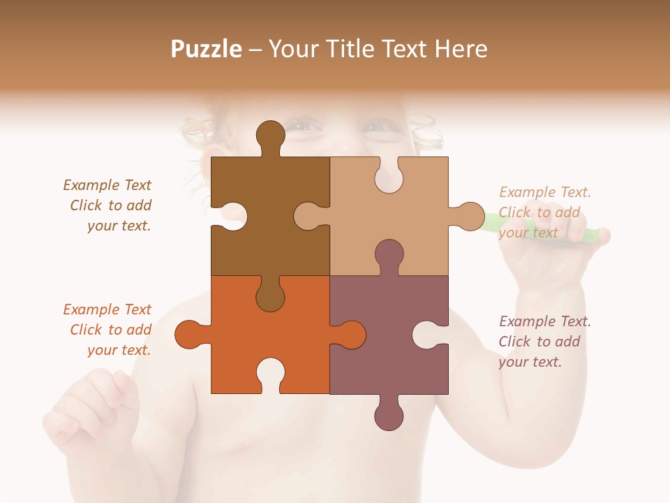 Portrait Joy Boy PowerPoint Template