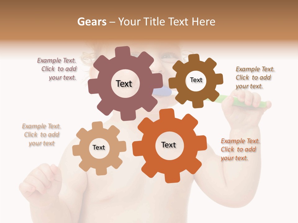 Portrait Joy Boy PowerPoint Template