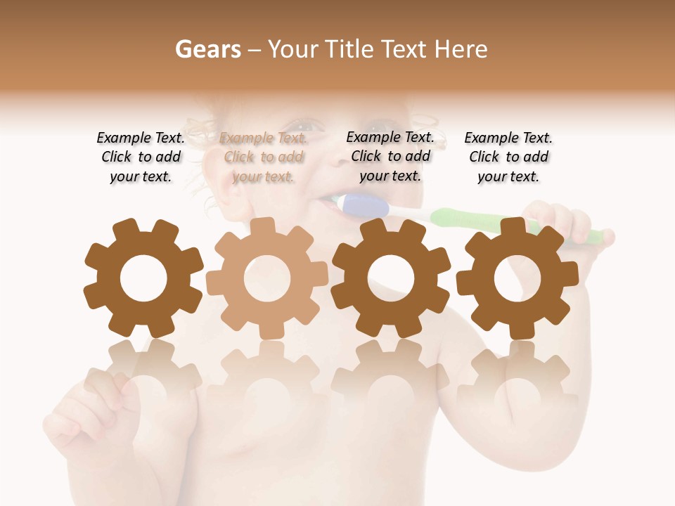 Portrait Joy Boy PowerPoint Template