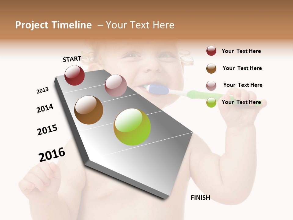 Portrait Joy Boy PowerPoint Template
