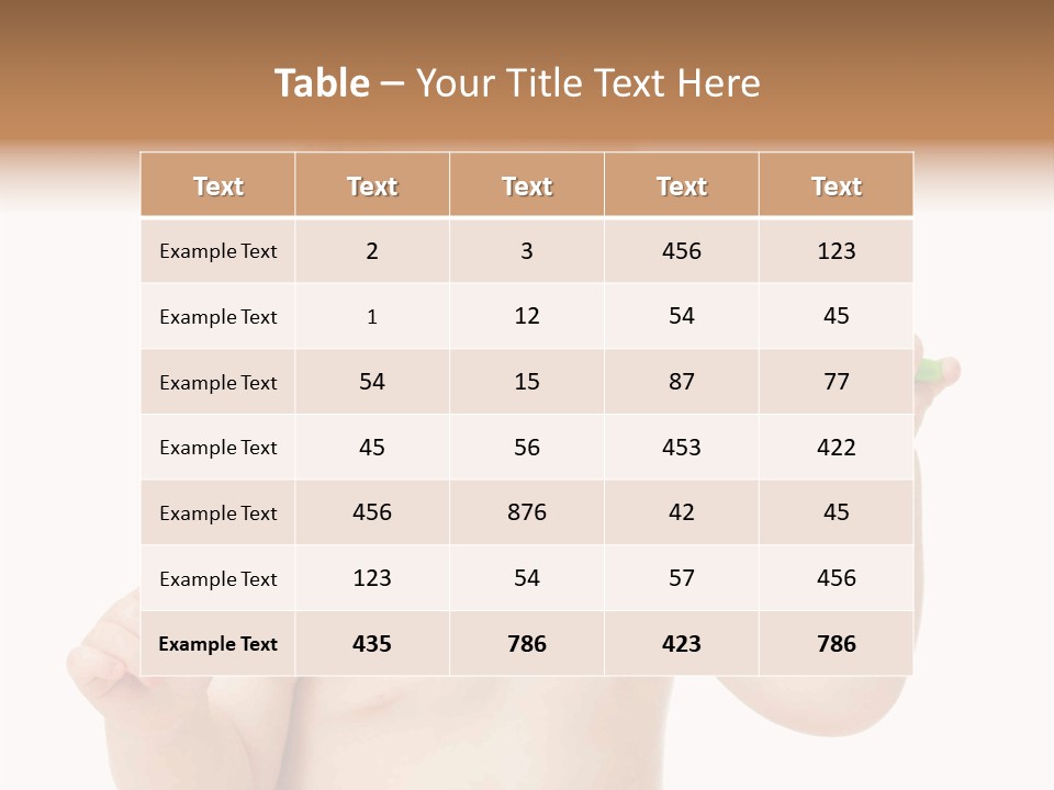 Portrait Joy Boy PowerPoint Template