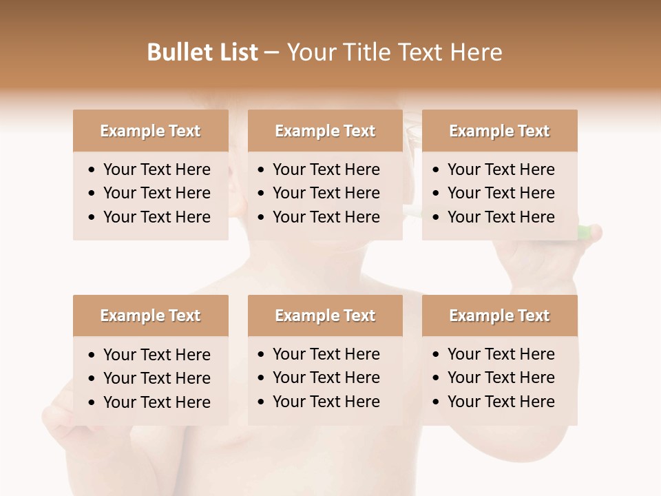 Portrait Joy Boy PowerPoint Template