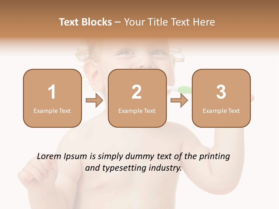 Portrait Joy Boy PowerPoint Template