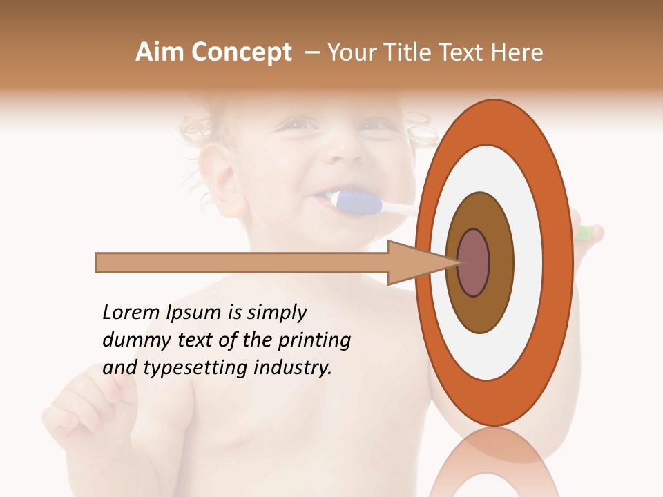 Portrait Joy Boy PowerPoint Template