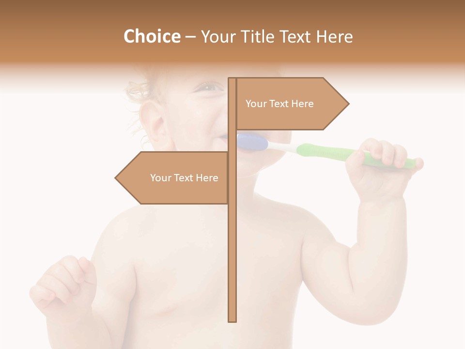 Portrait Joy Boy PowerPoint Template