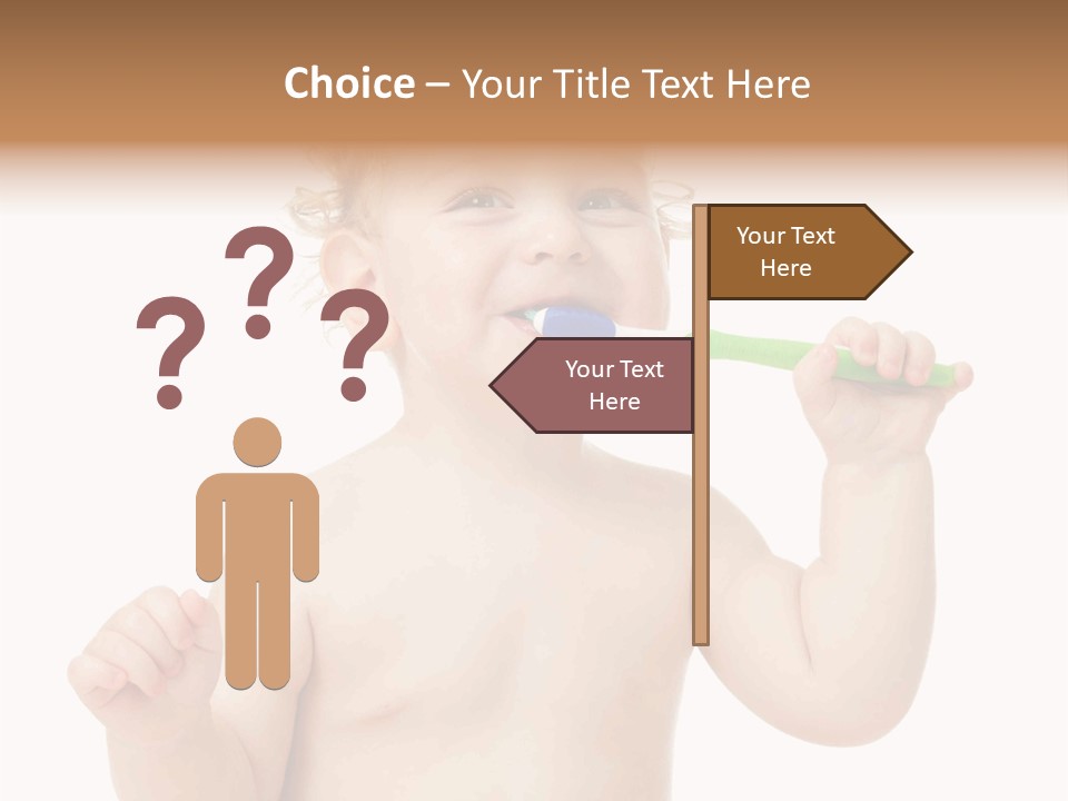 Portrait Joy Boy PowerPoint Template