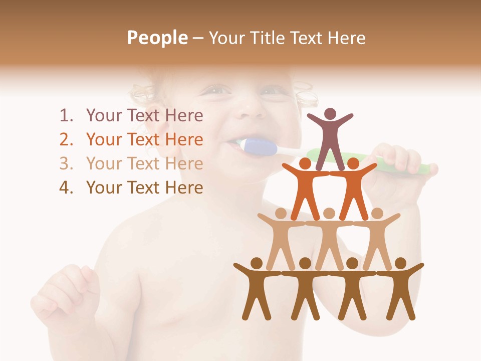 Portrait Joy Boy PowerPoint Template