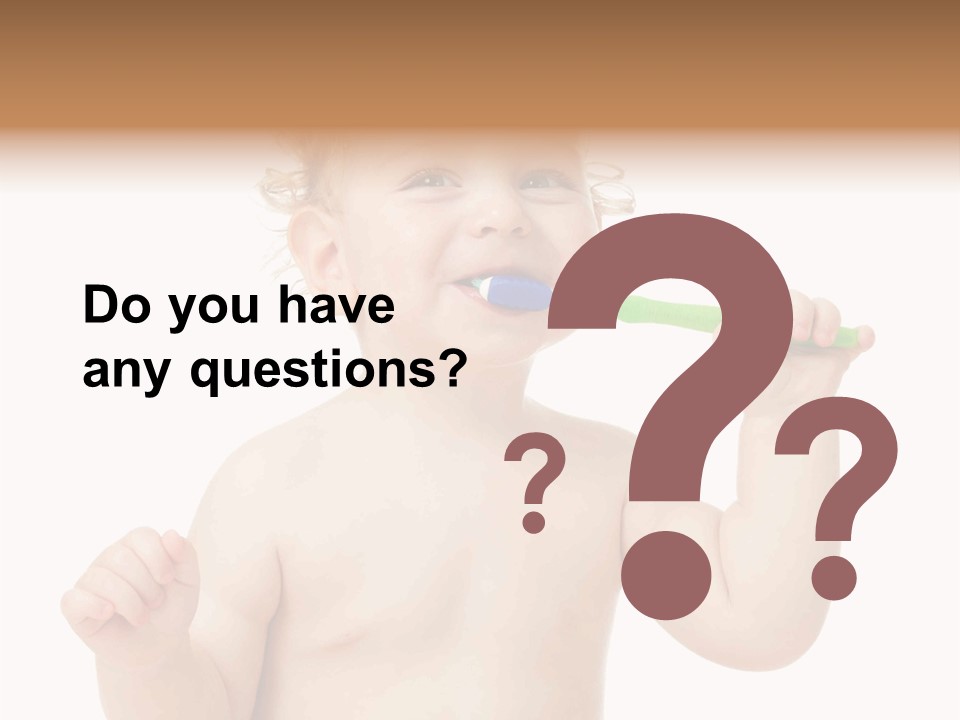 Portrait Joy Boy PowerPoint Template