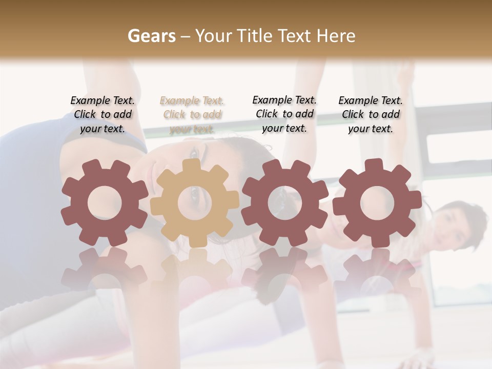 Healthy Smile Fitness PowerPoint Template