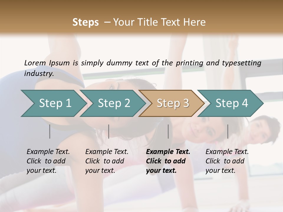 Healthy Smile Fitness PowerPoint Template