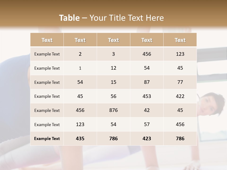 Healthy Smile Fitness PowerPoint Template