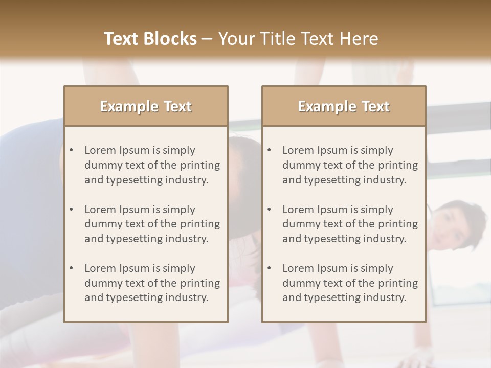 Healthy Smile Fitness PowerPoint Template