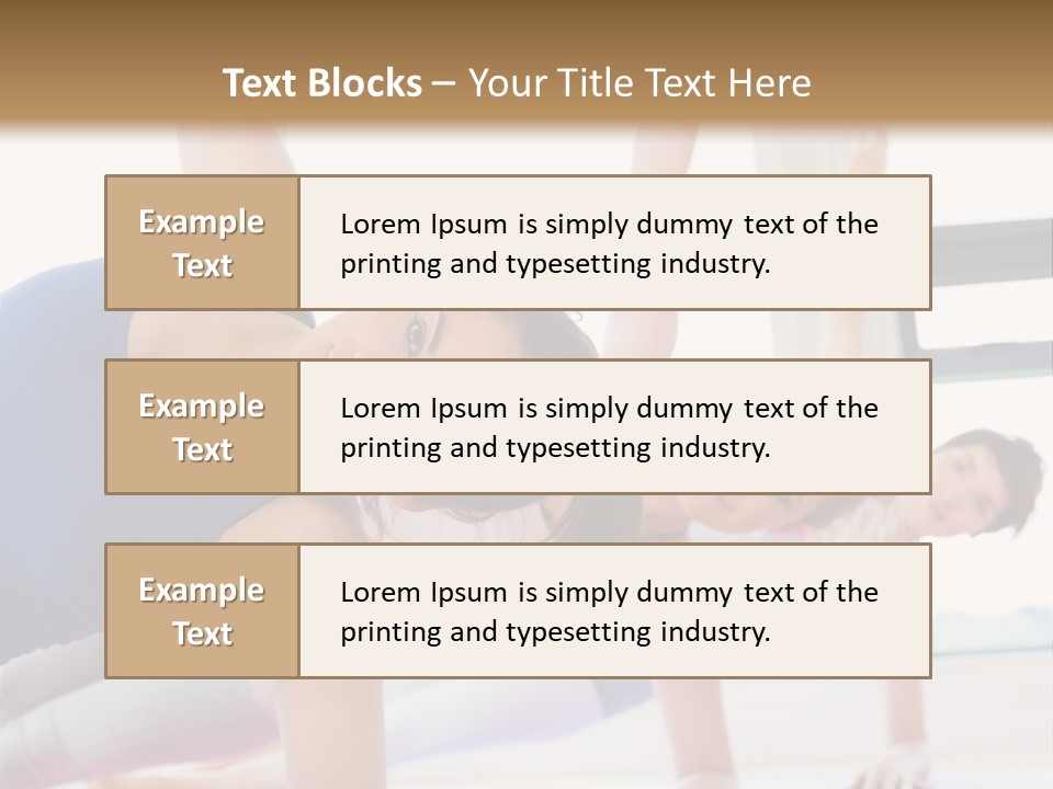 Healthy Smile Fitness PowerPoint Template