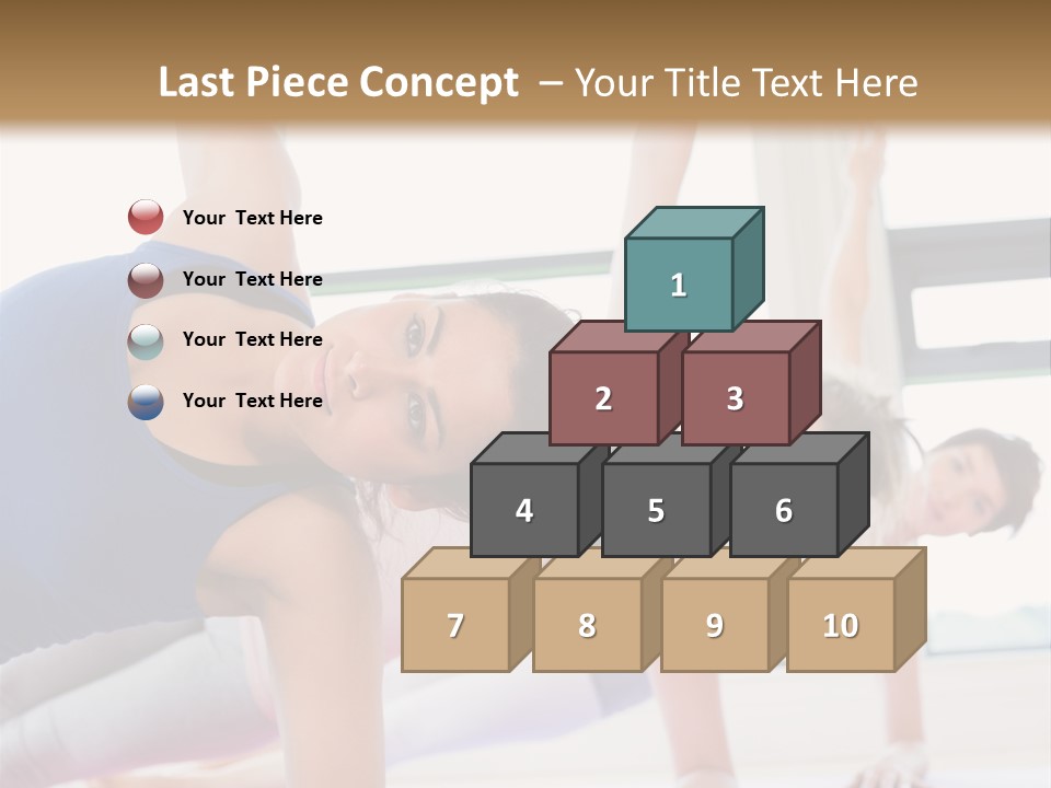 Healthy Smile Fitness PowerPoint Template