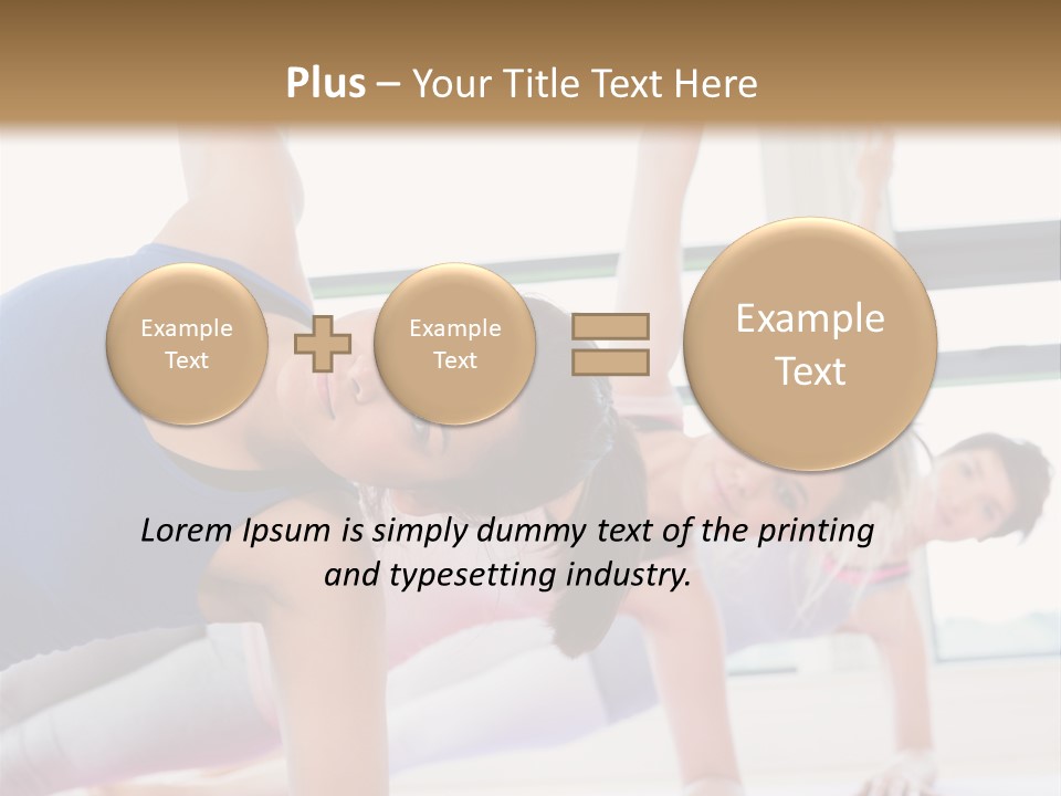 Healthy Smile Fitness PowerPoint Template