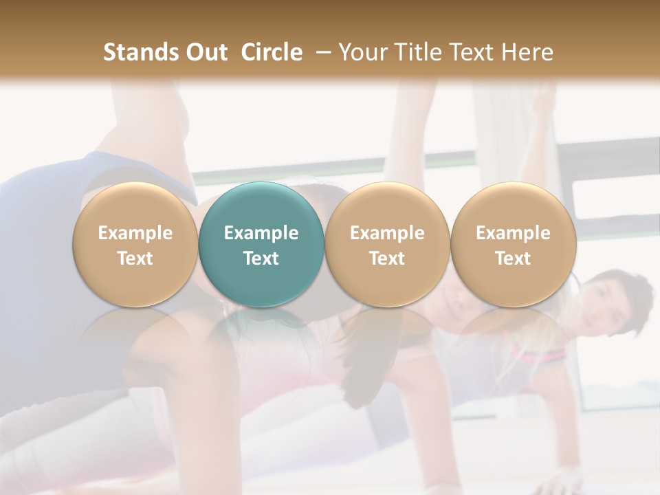 Healthy Smile Fitness PowerPoint Template
