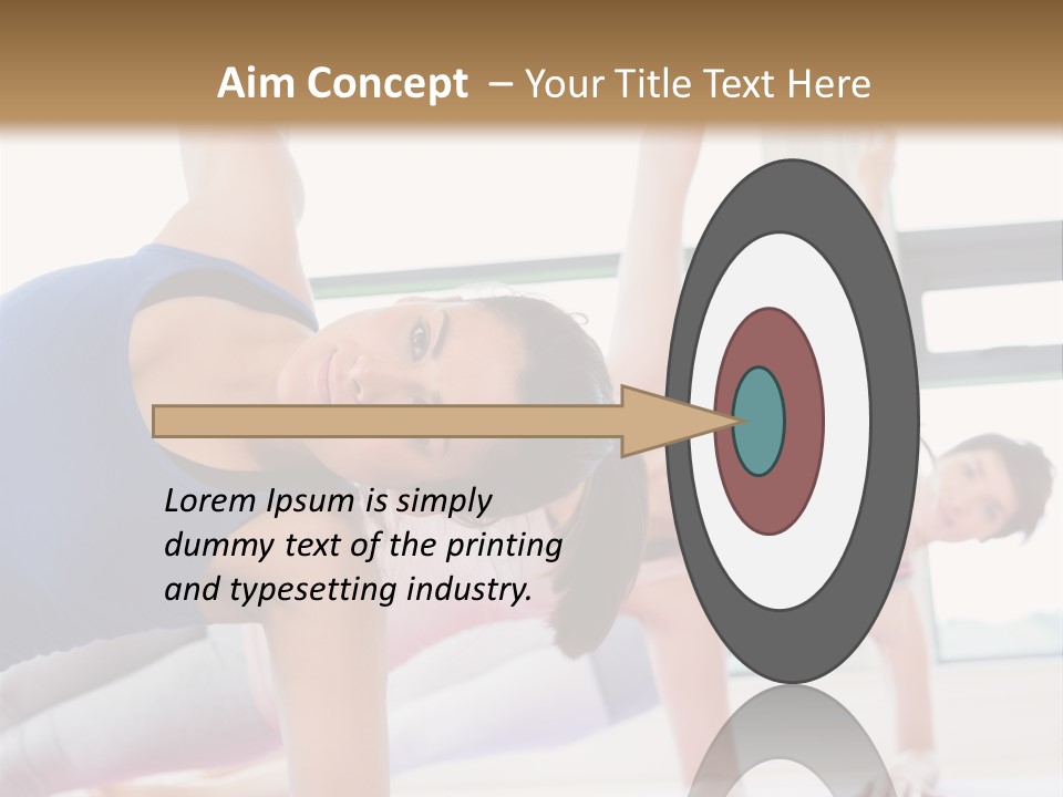 Healthy Smile Fitness PowerPoint Template