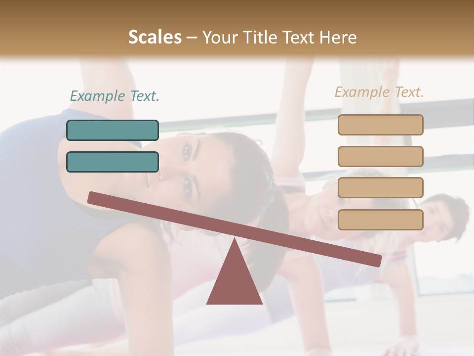 Healthy Smile Fitness PowerPoint Template