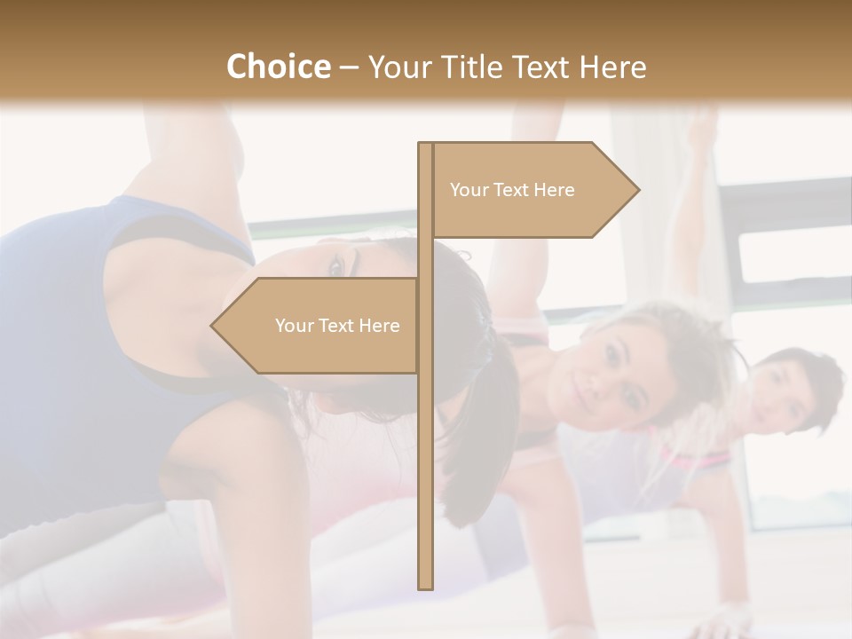 Healthy Smile Fitness PowerPoint Template