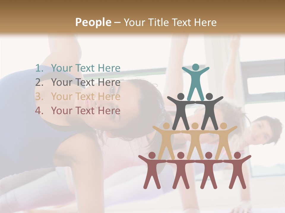 Healthy Smile Fitness PowerPoint Template