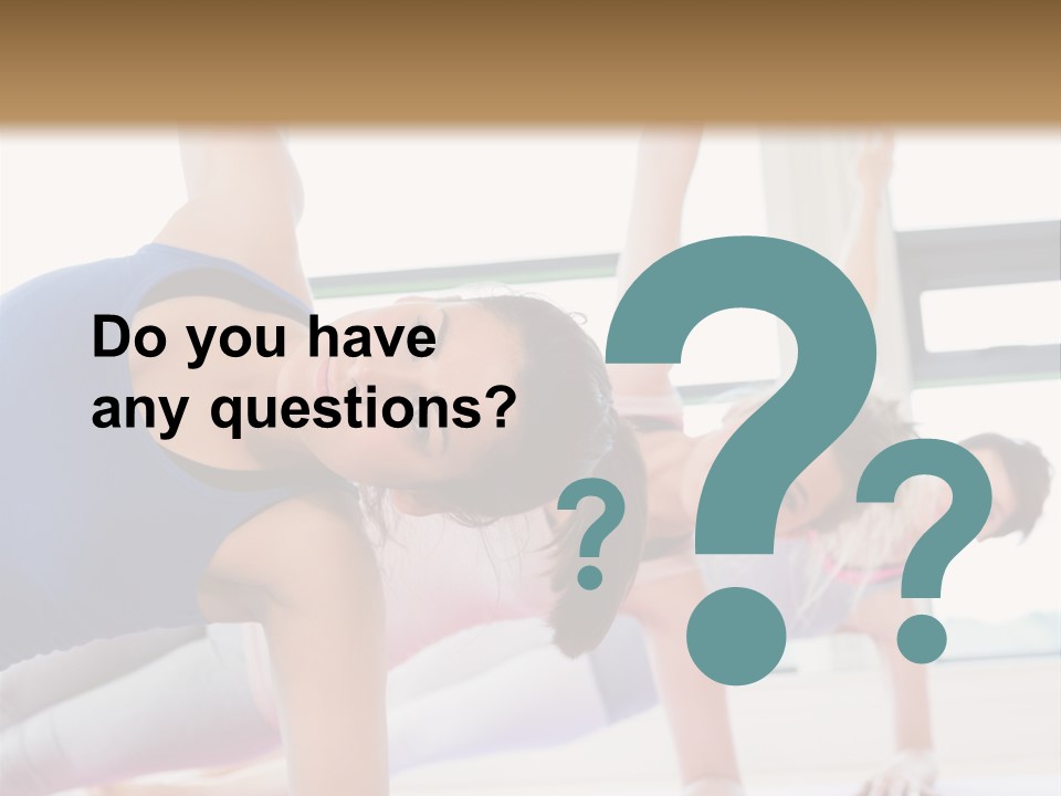 Healthy Smile Fitness PowerPoint Template