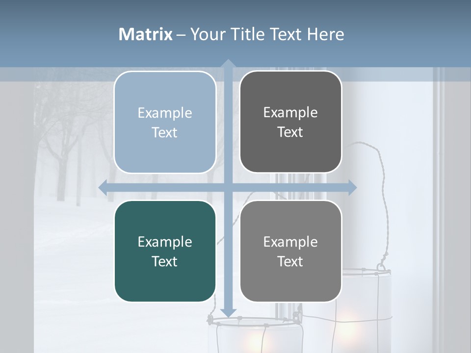 A Couple Of Candles Sitting On Top Of A Window Sill PowerPoint Template