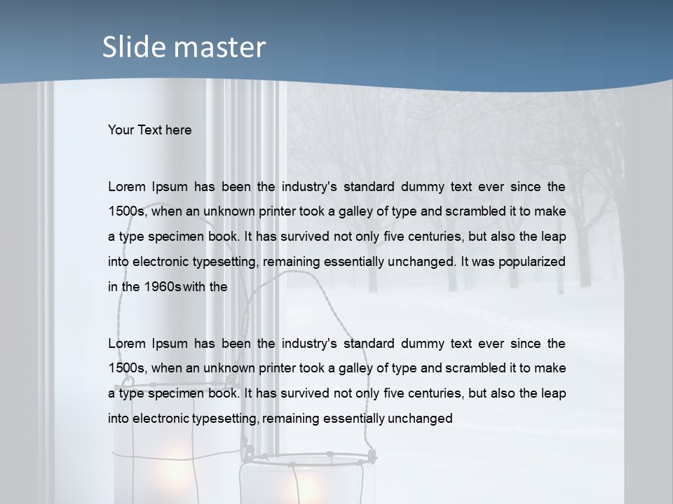 Shelves Sedate Home PowerPoint Template