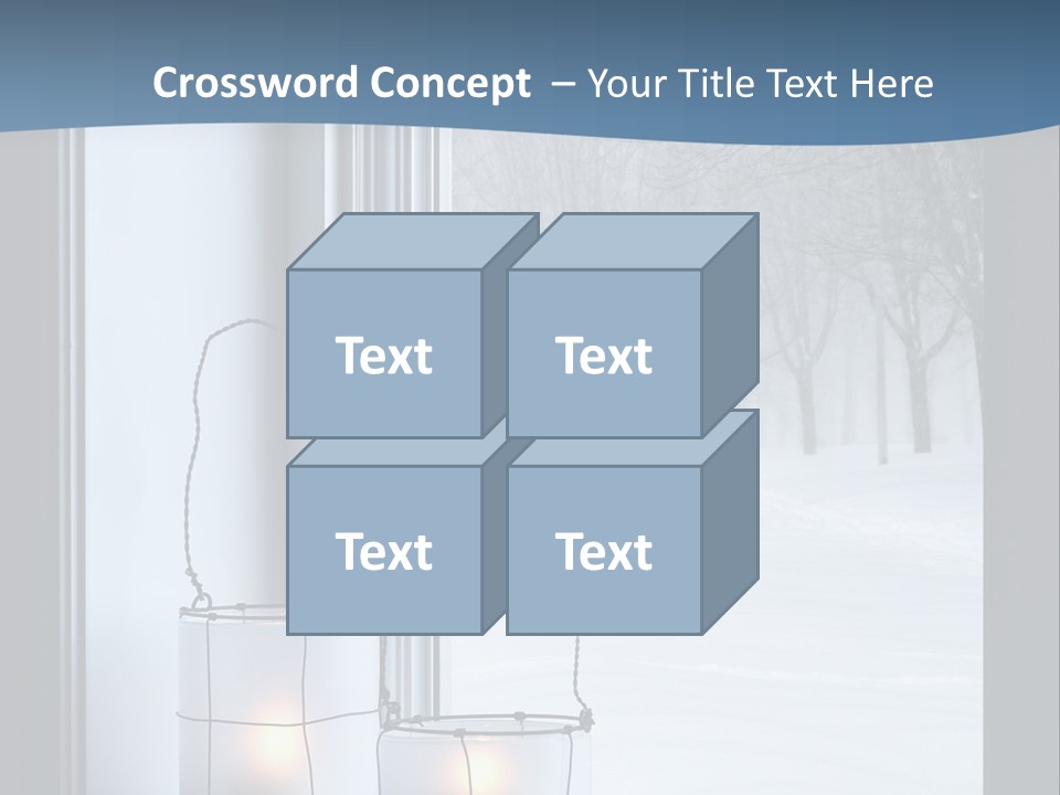 Shelves Sedate Home PowerPoint Template