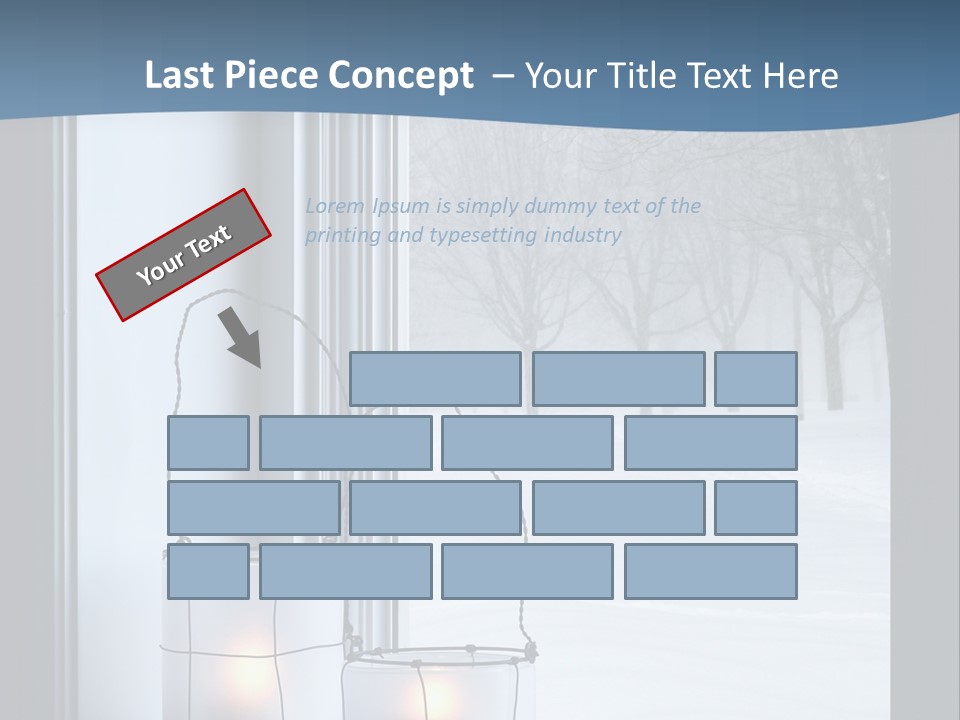 Shelves Sedate Home PowerPoint Template