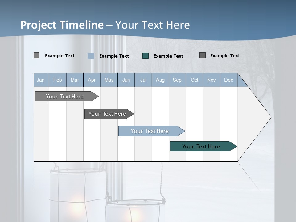 Shelves Sedate Home PowerPoint Template