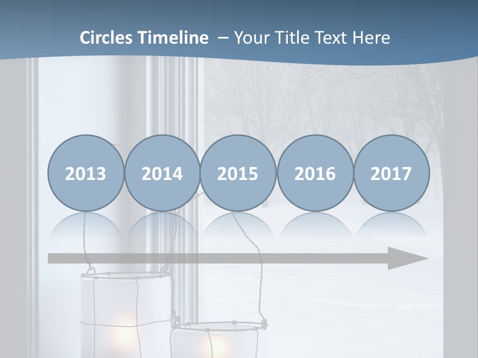 Shelves Sedate Home PowerPoint Template