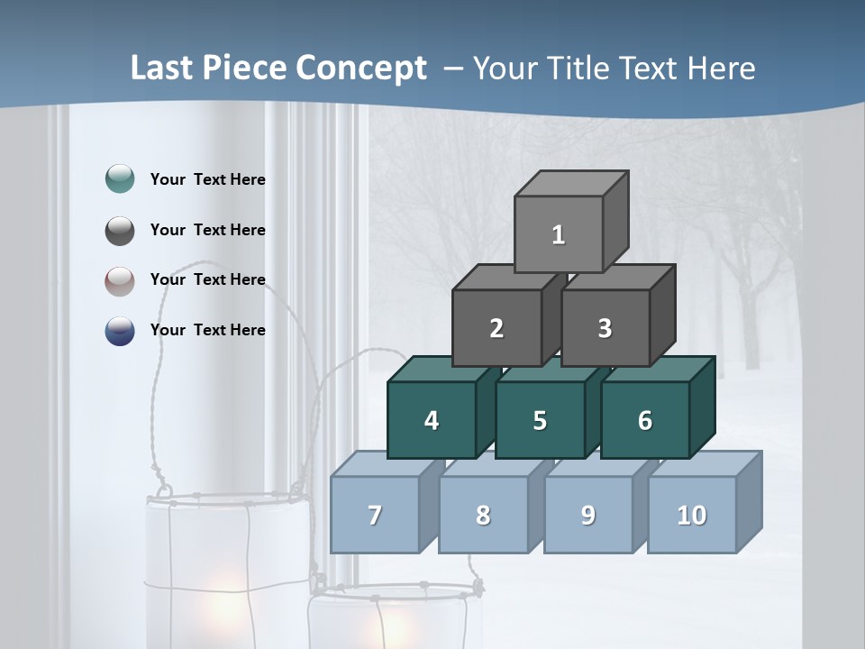 Shelves Sedate Home PowerPoint Template