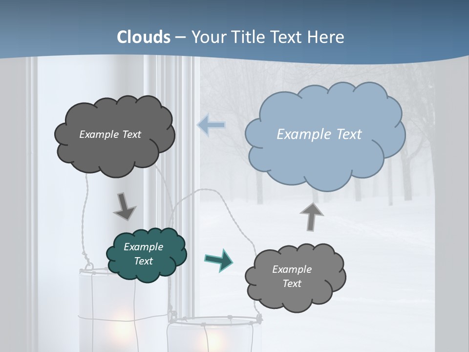 Shelves Sedate Home PowerPoint Template