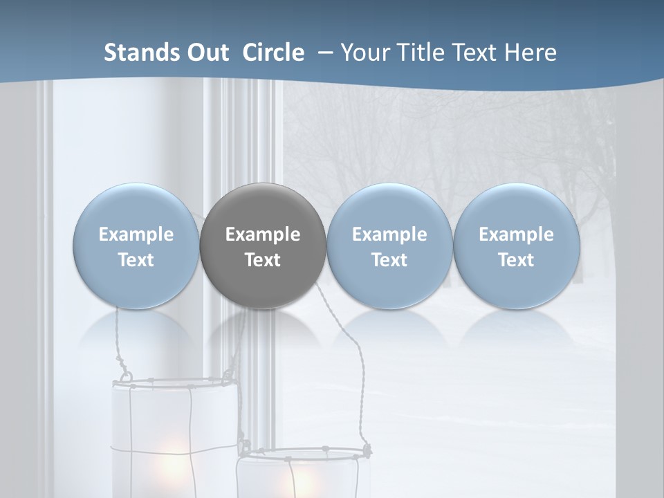 Shelves Sedate Home PowerPoint Template