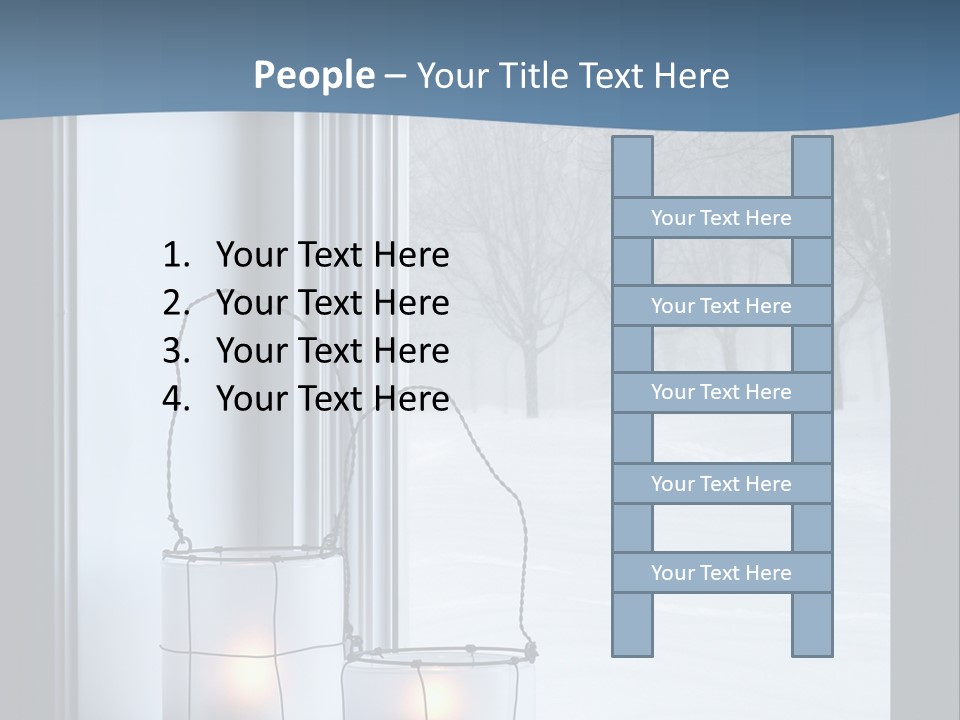 Shelves Sedate Home PowerPoint Template