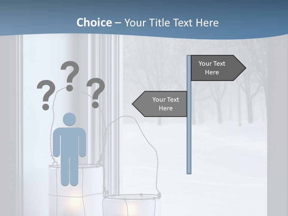 Shelves Sedate Home PowerPoint Template
