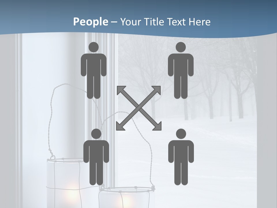 Shelves Sedate Home PowerPoint Template