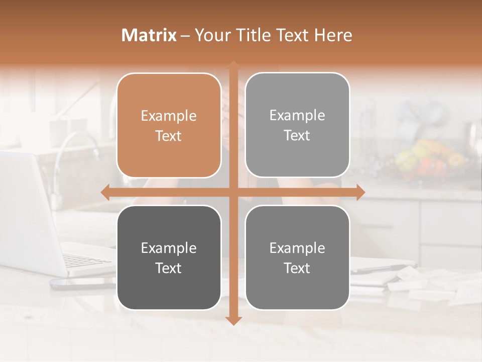 Shelves Sedate Home PowerPoint Template