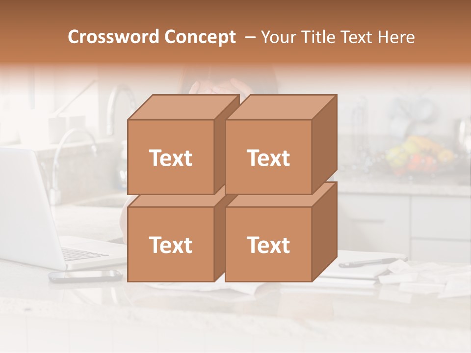 Shelves Sedate Home PowerPoint Template