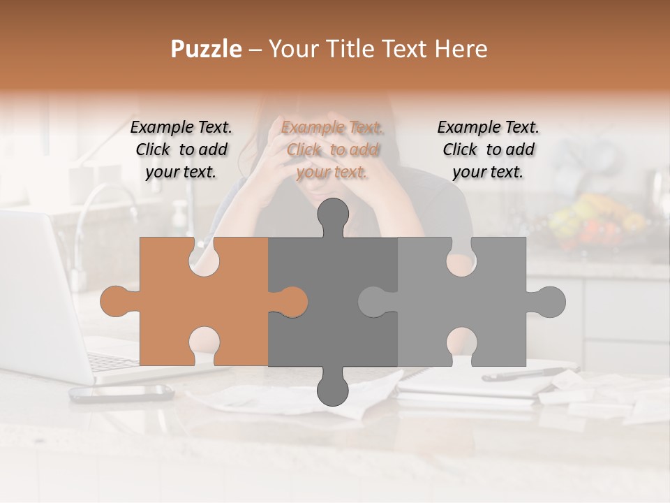 Shelves Sedate Home PowerPoint Template