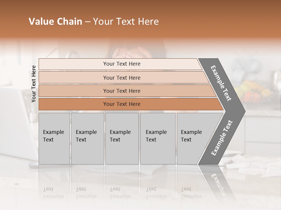 Shelves Sedate Home PowerPoint Template
