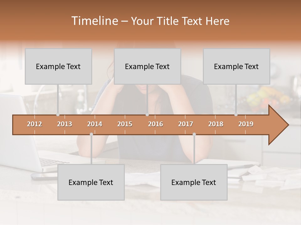 Shelves Sedate Home PowerPoint Template