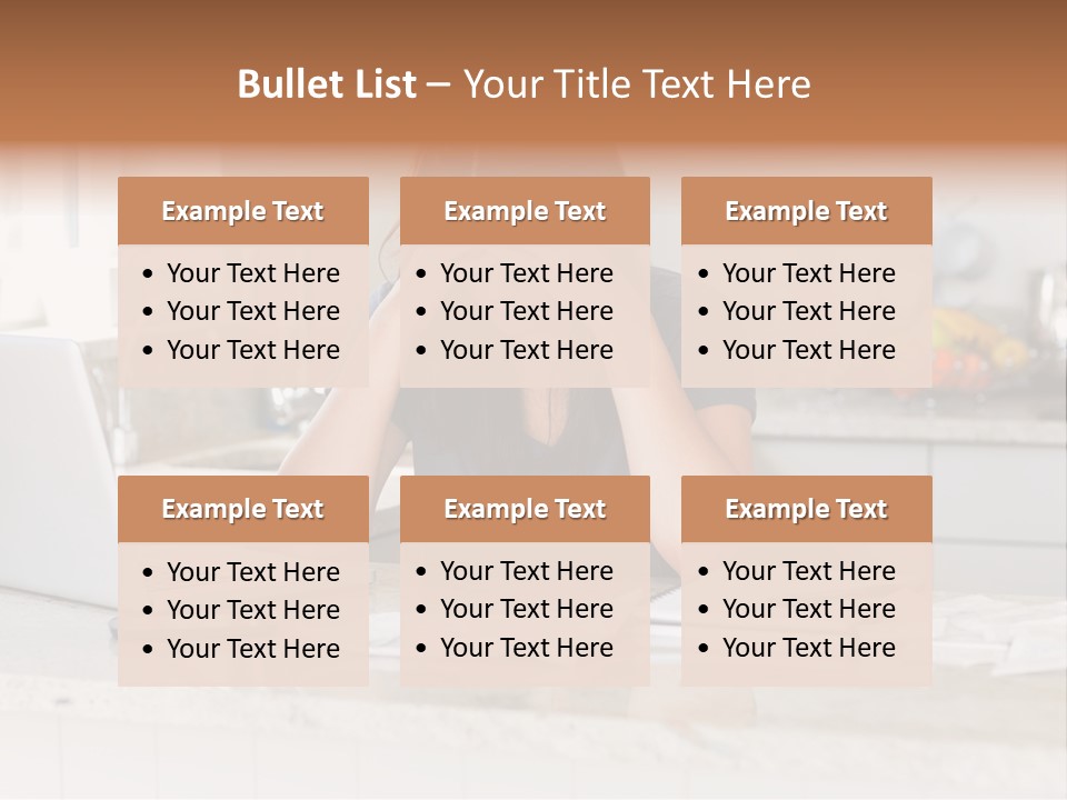 Shelves Sedate Home PowerPoint Template
