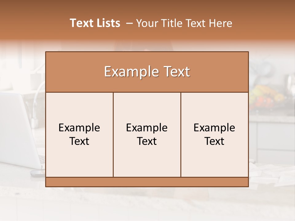 Shelves Sedate Home PowerPoint Template