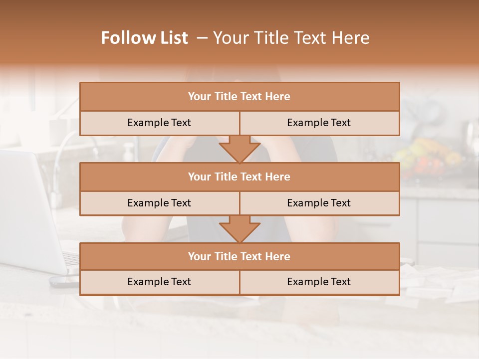 Shelves Sedate Home PowerPoint Template