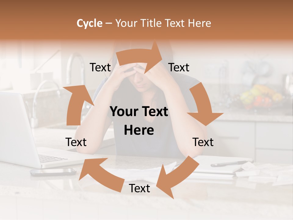Shelves Sedate Home PowerPoint Template