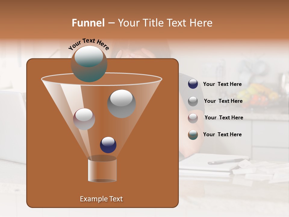 Shelves Sedate Home PowerPoint Template