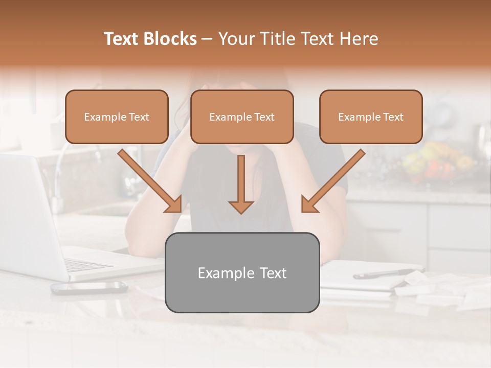 Shelves Sedate Home PowerPoint Template